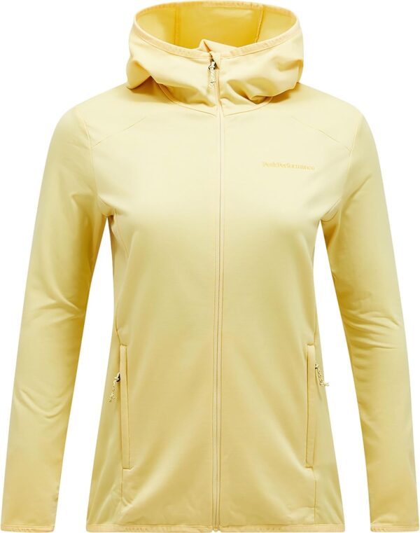 Light Hoodie Donna Peak Performance Mellow Yellow-0