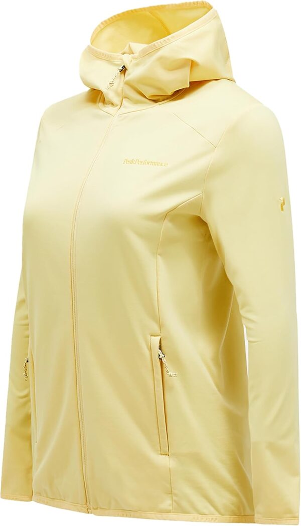 Light Hoodie Donna Peak Performance Mellow Yellow-2