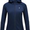 Peak Performance Donna Rider Essentials Hoodie giacca, blue shadow-blue shadow, XL-0