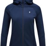 Peak Performance Donna Rider Essentials Hoodie giacca, blue shadow-blue shadow, XL-0