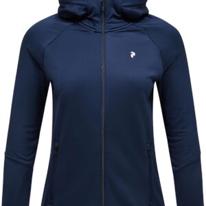 Peak Performance Donna Rider Essentials Hoodie giacca, blue shadow-blue shadow, XL-0
