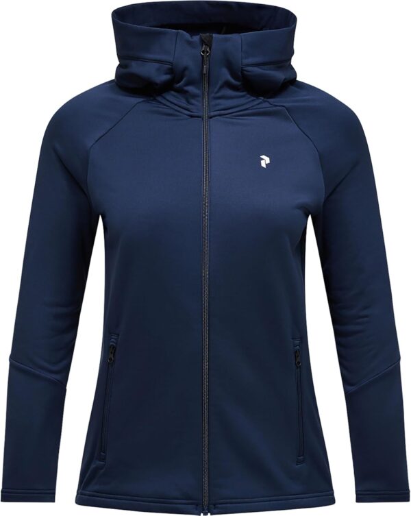 Peak Performance Donna Rider Essentials Hoodie giacca, blue shadow-blue shadow, XL-0