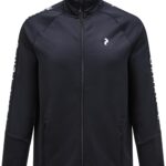 Giacche di pile Peak Performance M Rider Zip Uomo nero-0
