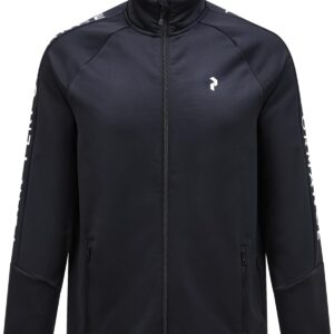 Giacche di pile Peak Performance M Rider Zip Uomo nero-0