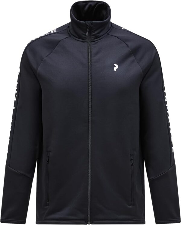Giacche di pile Peak Performance M Rider Zip Uomo nero-0