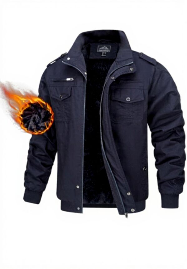 TACVASEN Giacca Militare Invernale Uomo Pile Caldo Colori