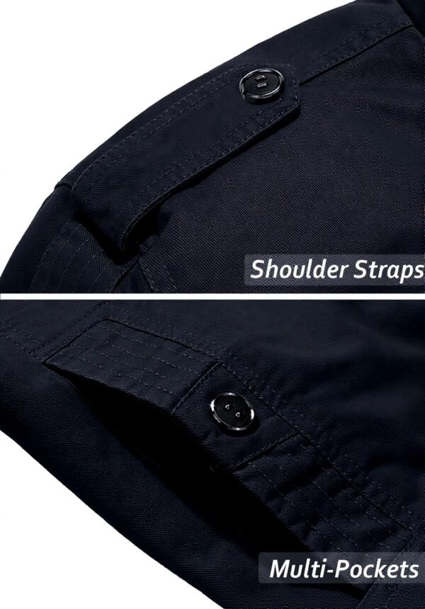 TACVASEN Giacca Militare Invernale Uomo Pile Caldo Colori