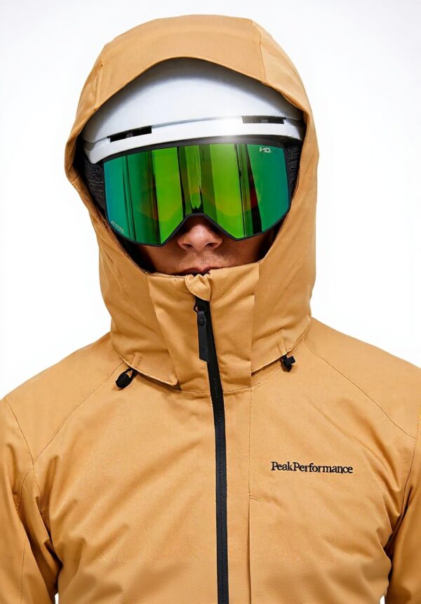 Giacca Peak Performance Uomo Marrone Isolata Sci L