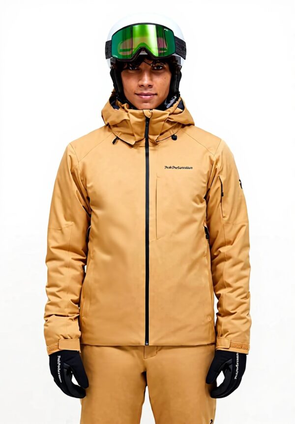 Giacca Peak Performance Uomo Marrone Isolata Sci L