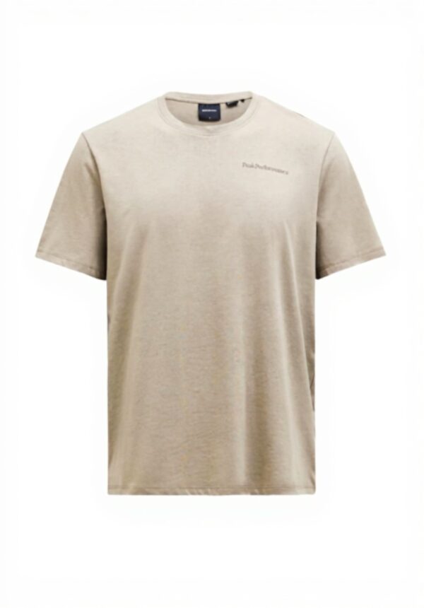 T-shirt Uomo Peak Performance Logo Explore Avid Beige XL