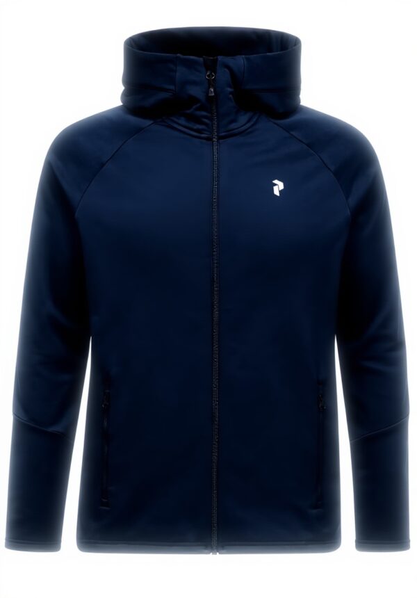 Felpa con cappuccio Peak Performance Uomo traspirante blu