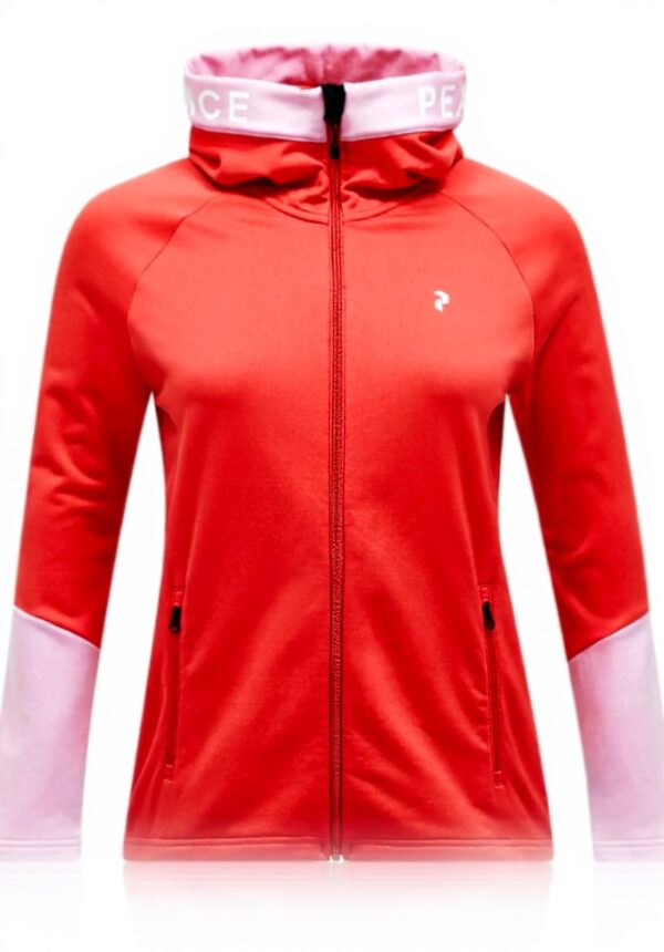 Giacche di pile Peak Performance W Rider Zip Hood donna