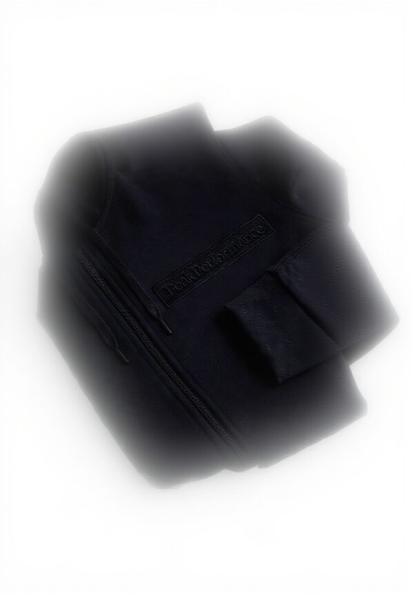 Maglione Cardigan Peak Performance Nero Escursionismo Unisex