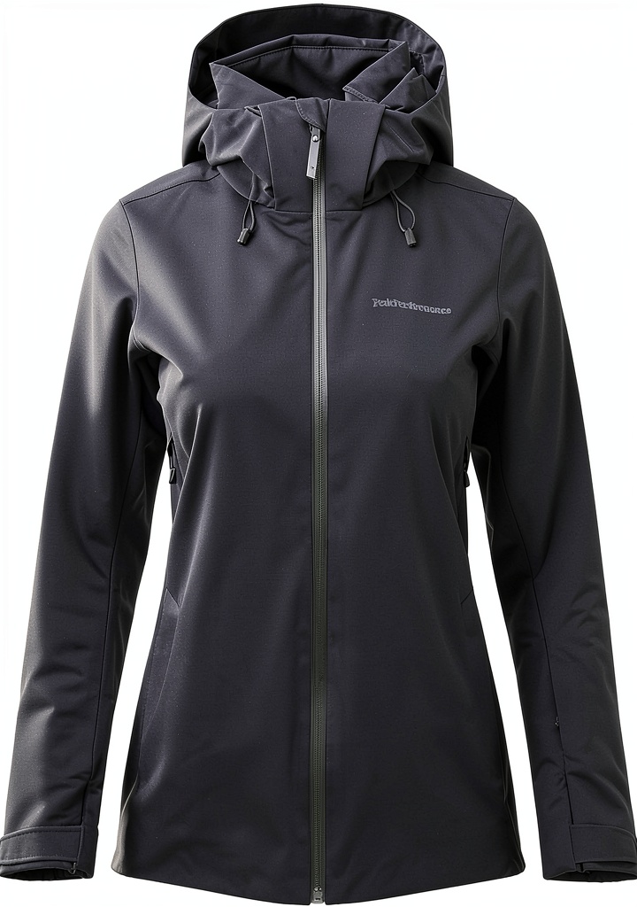 Uomo che indossa la giacca Peak Performance W Anima su una pista da sci