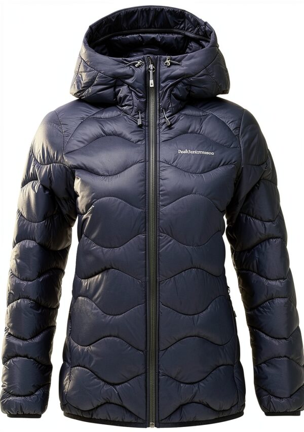 Peak Performance Helium Down Hoodie giacca piumino donna blu