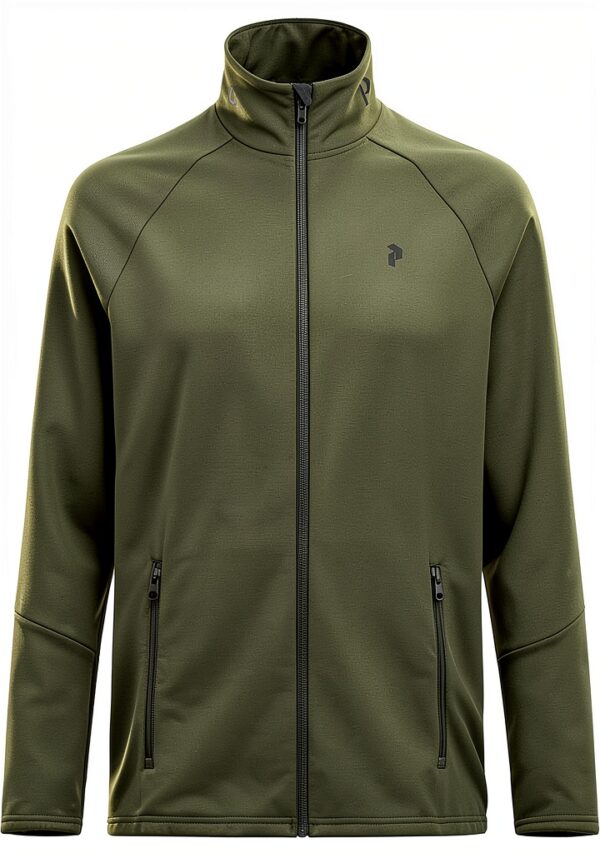 Giacche di pile Peak Performance Uomo Verde Escursionismo