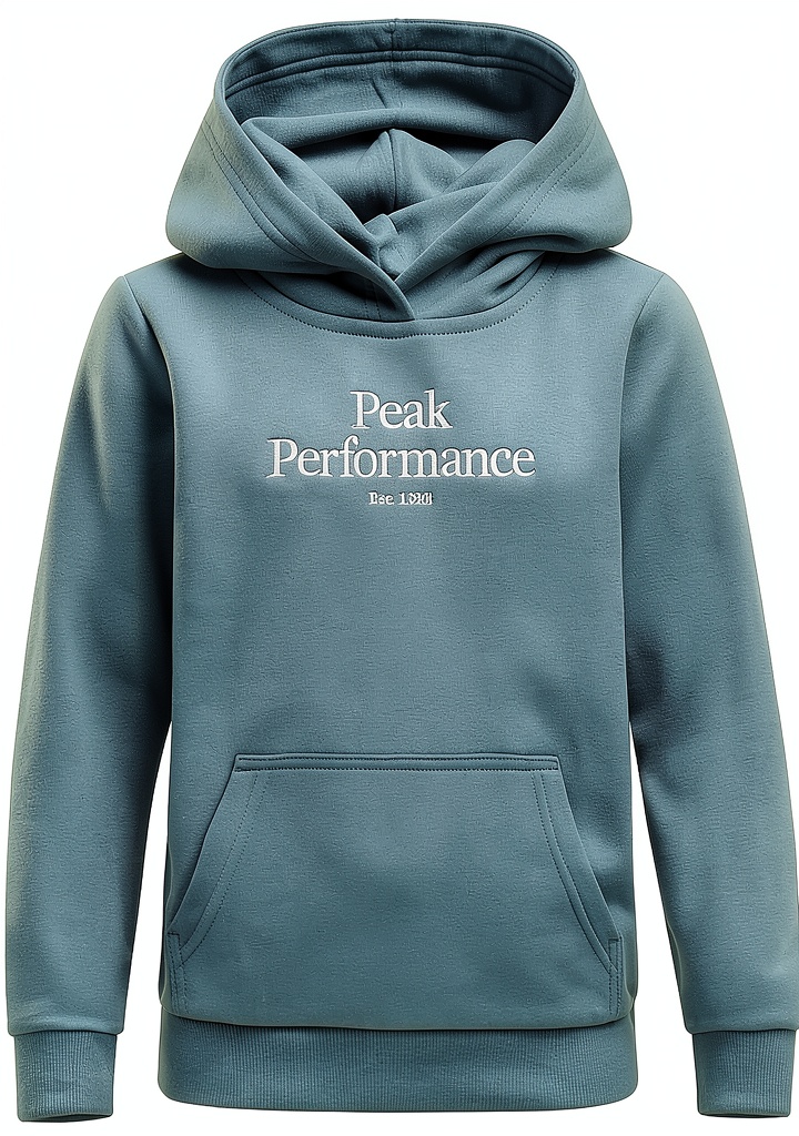 Felpa con cappuccio Peak Performance per bambini in colore off-white