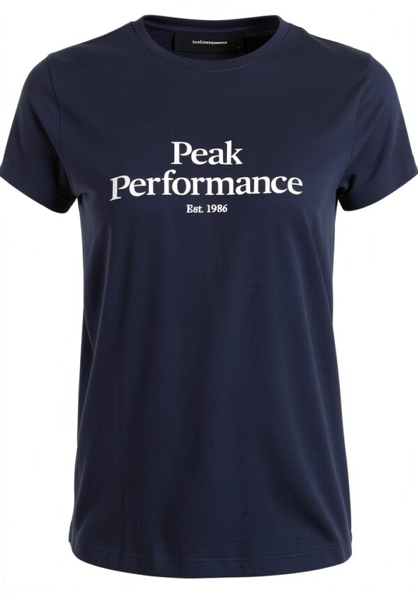 T-shirt Peak Performance Unisex Bambini Ragazzi Cotone Blu