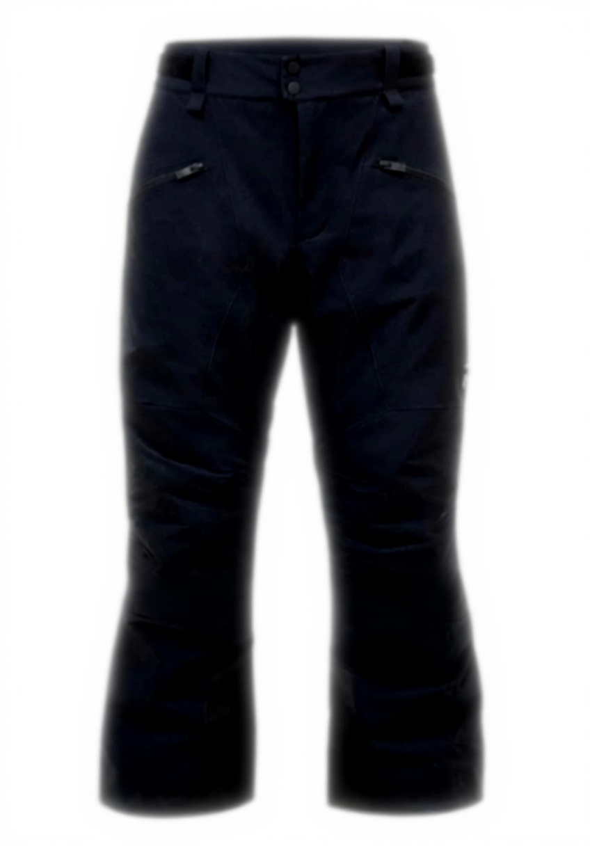 Uomo che indossa i pantaloni da sci Peak Performance M Navtech XL su una pista innevata