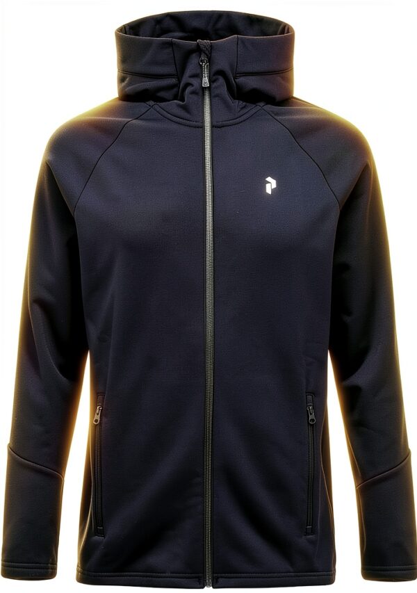 Felpa con cappuccio Peak Performance Uomo traspirante nera